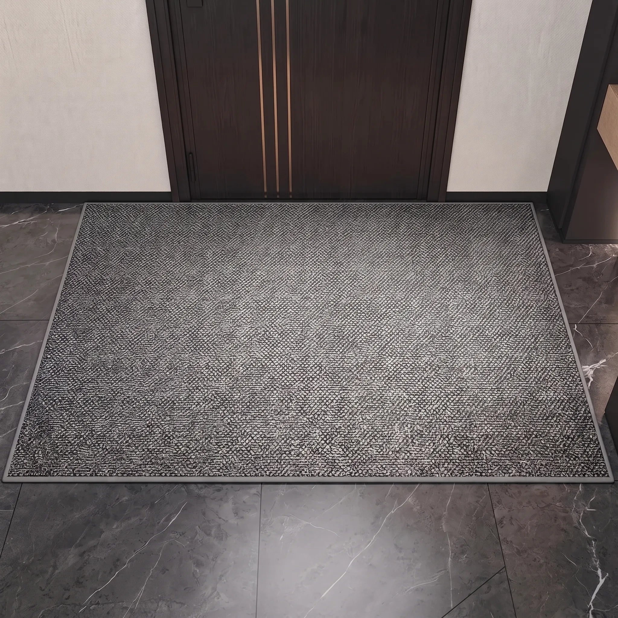 Treadnest  - Rectangular Indoor Front Door Mat Trapping Daily Dirt