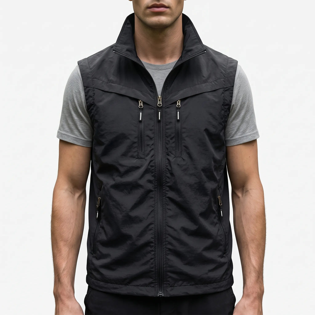 Trekvo  - Men's Sleeveless Multi-Pocket Utility Vest Outdoor Photography