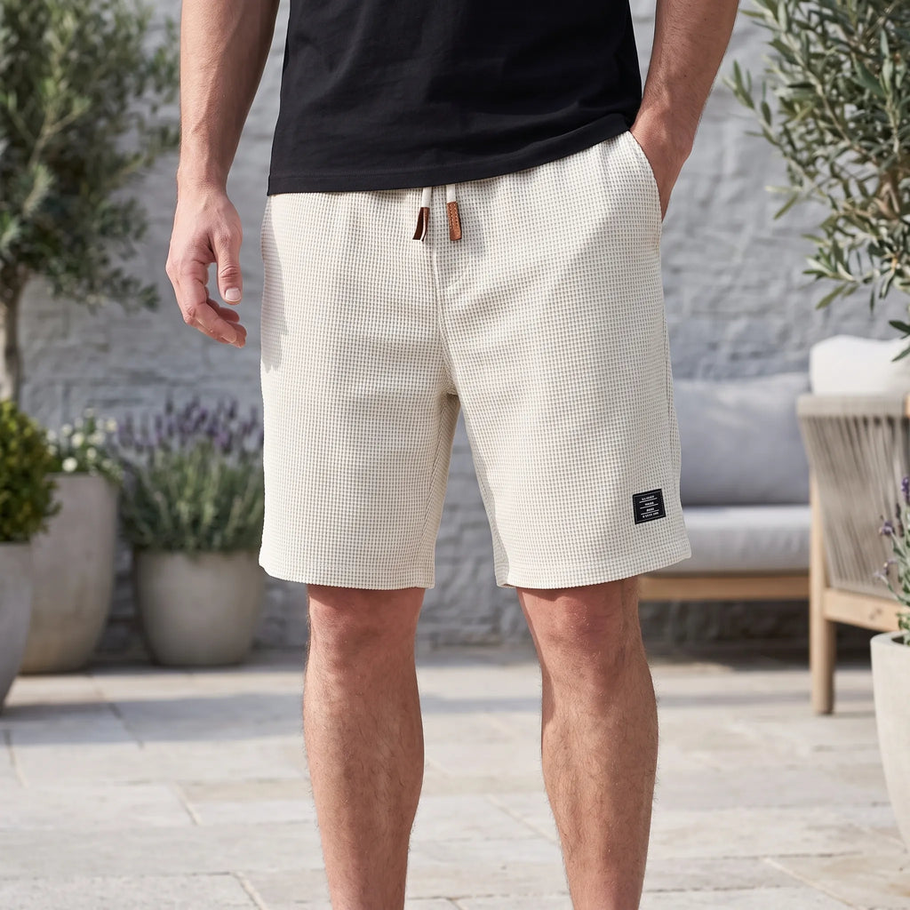 Valmont  - Textured Casual Summer Shorts Casual Weekend Wear
