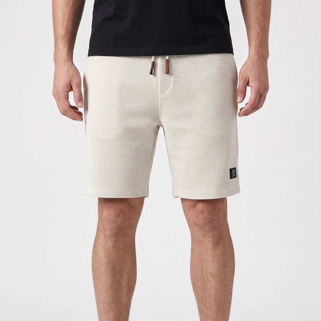 Valmont  - Textured Casual Summer Shorts Casual Weekend Wear
