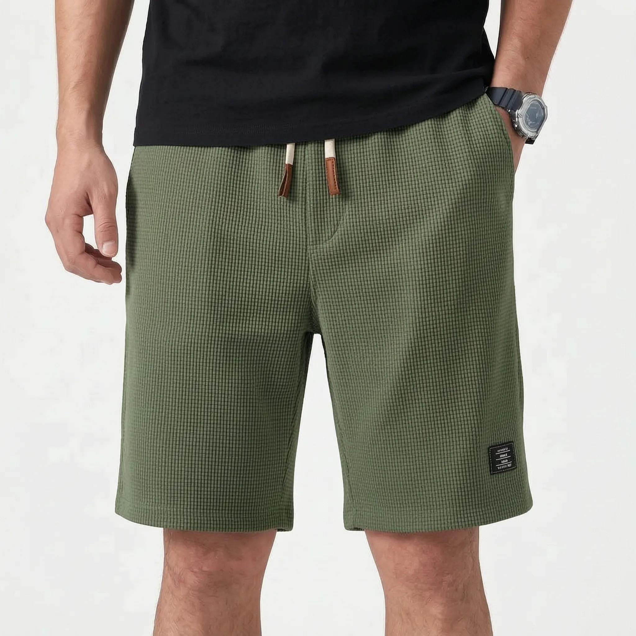Valmont  - Textured Casual Summer Shorts Casual Weekend Wear