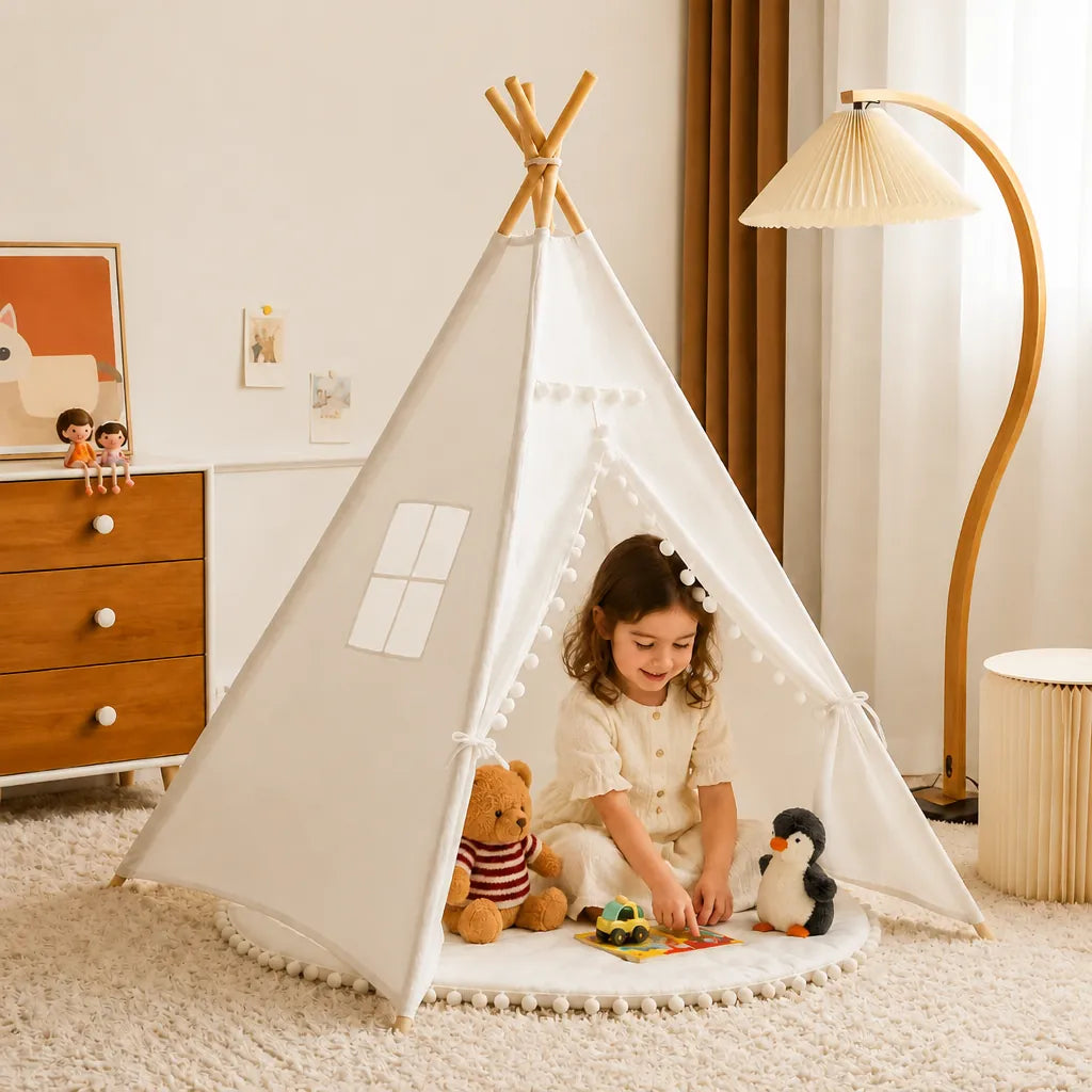 Teepio - Classic Kids Teepee Play Tent Indoor