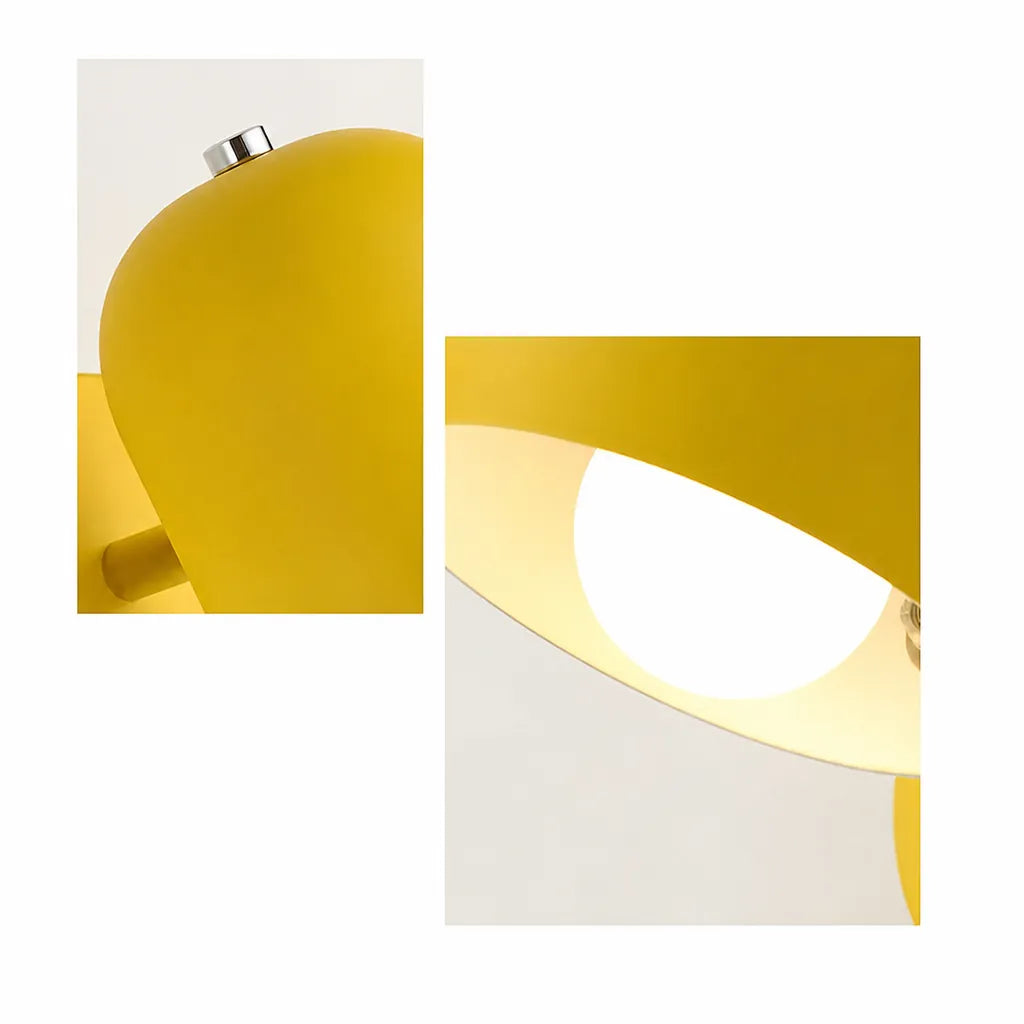 Lumavel - Adjustable Dome Wall Light Nordic Accent - Yellow