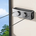 Lineway - Double Retractable Indoor Washing Line Wall-Mounted