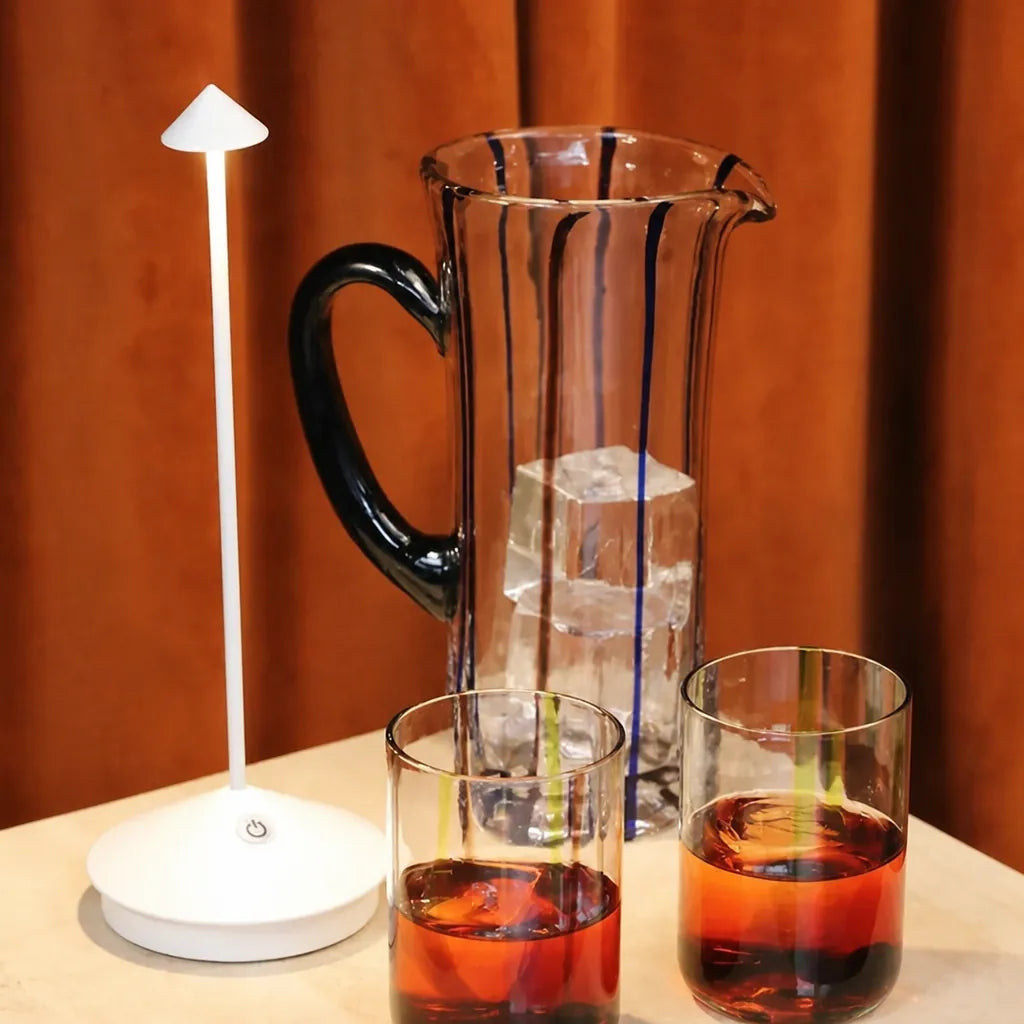 Pinnova - Slim Cordless Dimmable LED Table Lamp - White