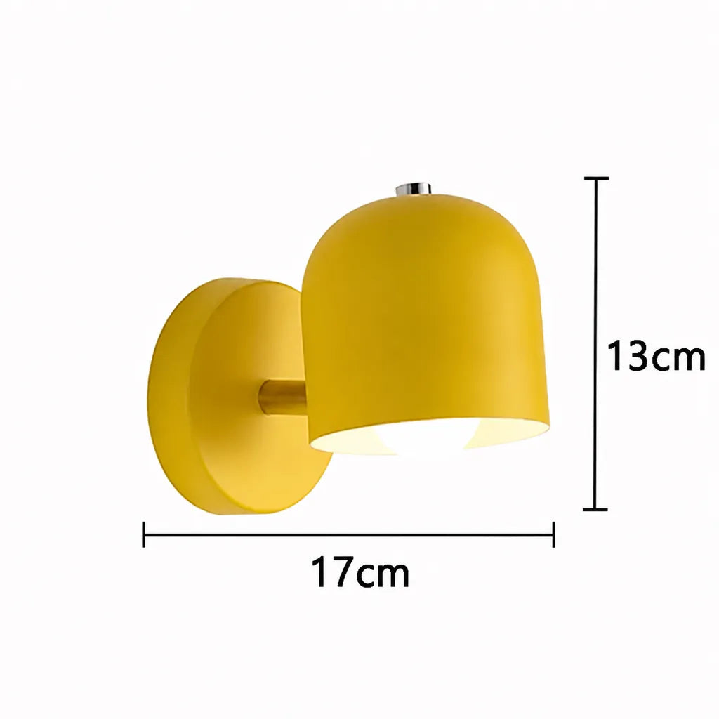 Lumavel - Adjustable Dome Wall Light Nordic Accent - Yellow