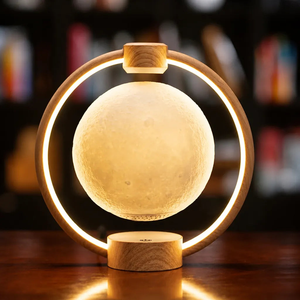 Lunova - Levitating Moon LED Bluetooth Speaker
