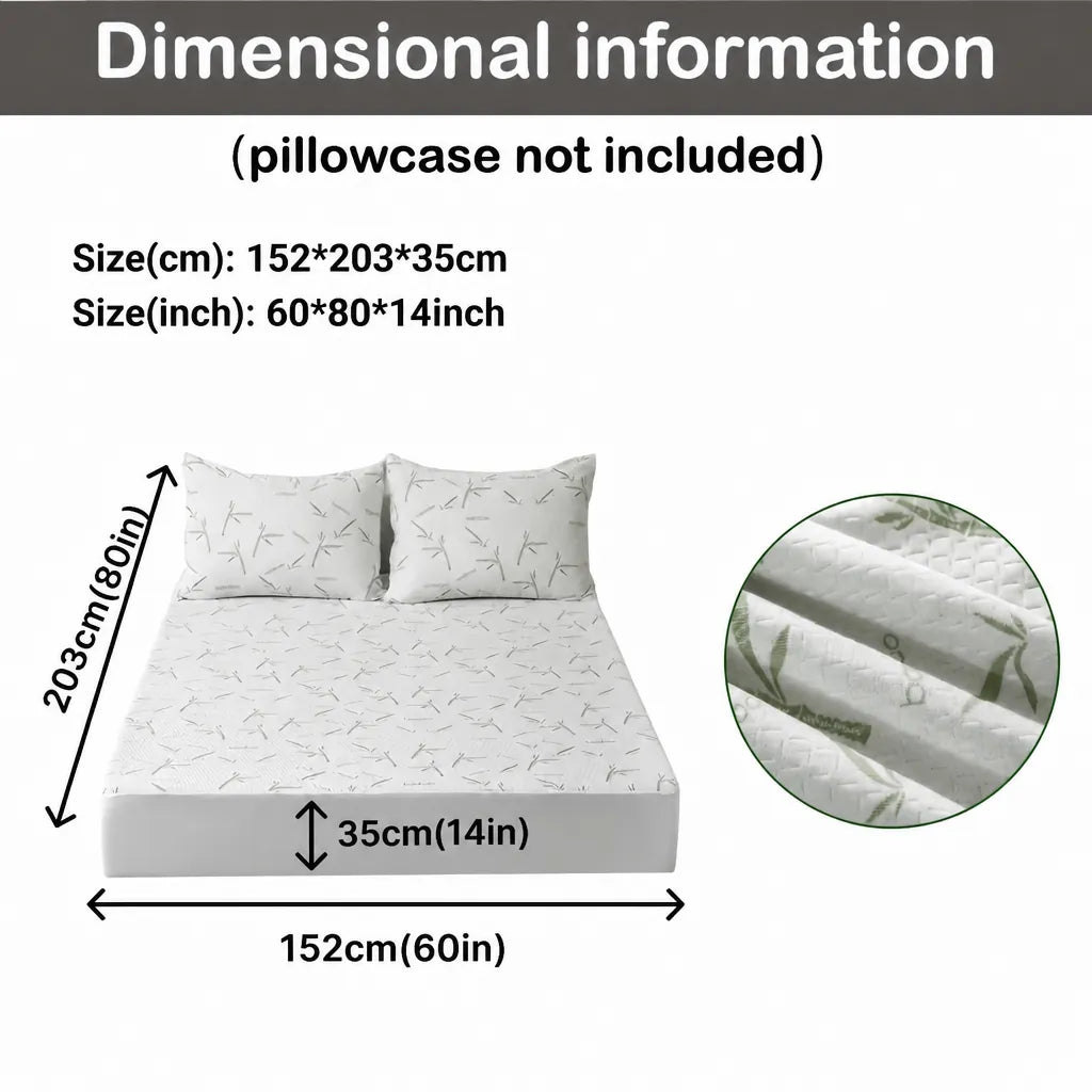 Cooleva - Fitted Mattress Cover Topper Cooling Quilted
