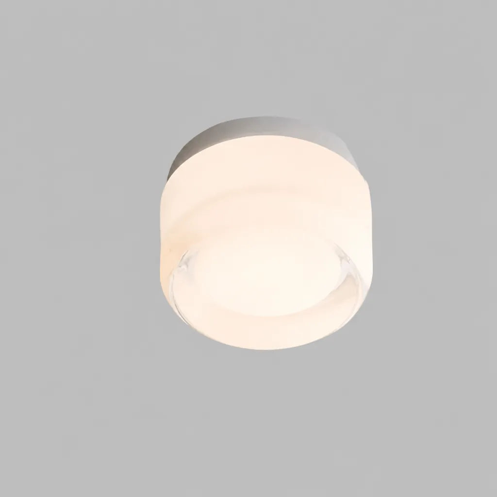 Luminel - Dimmable Flush Mount Round Ceiling Light - White 1