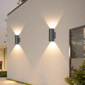 Vexolar - Up Down Outdoor Wall Light Cylindrical - Grey