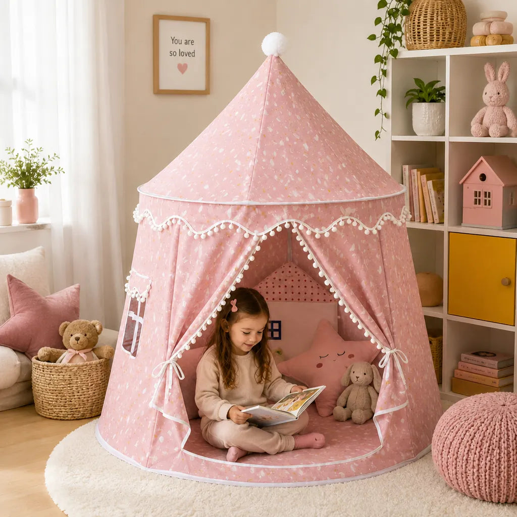 Castelia - Princess Play Tent for Children Indoor - Altrosa