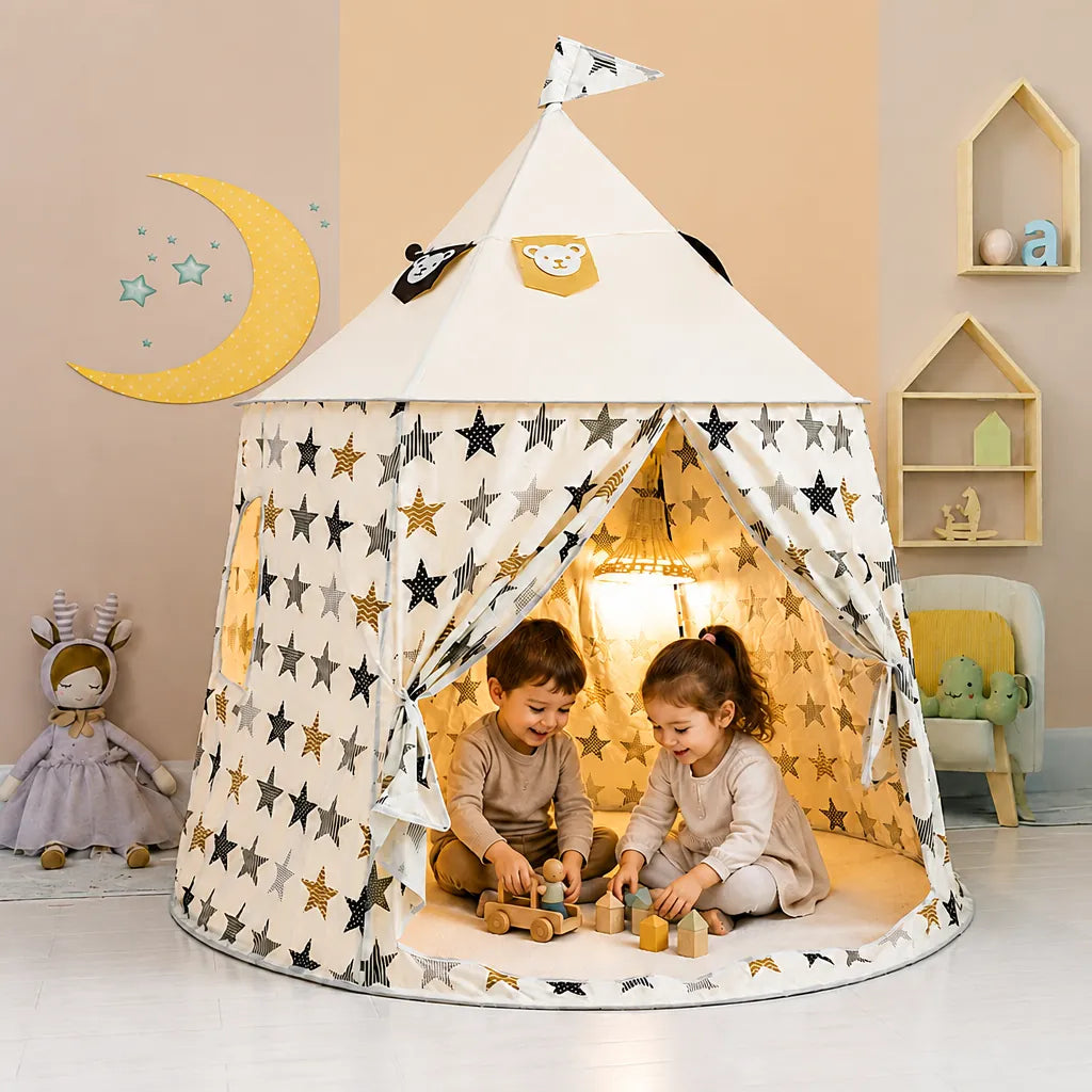 Castelia - Princess Play Tent for Children Indoor - Stars