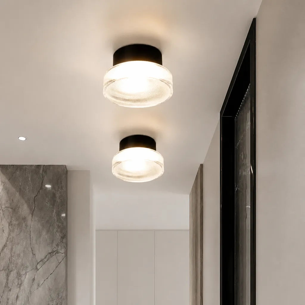 Luminel - Dimmable Flush Mount Round Ceiling Light
