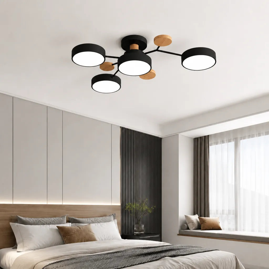 Lumivex - Multi-Head Round LED Ceiling Light Fixture