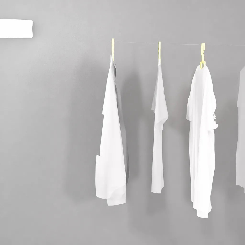 Lineway - Double Retractable Indoor Washing Line Wall-Mounted