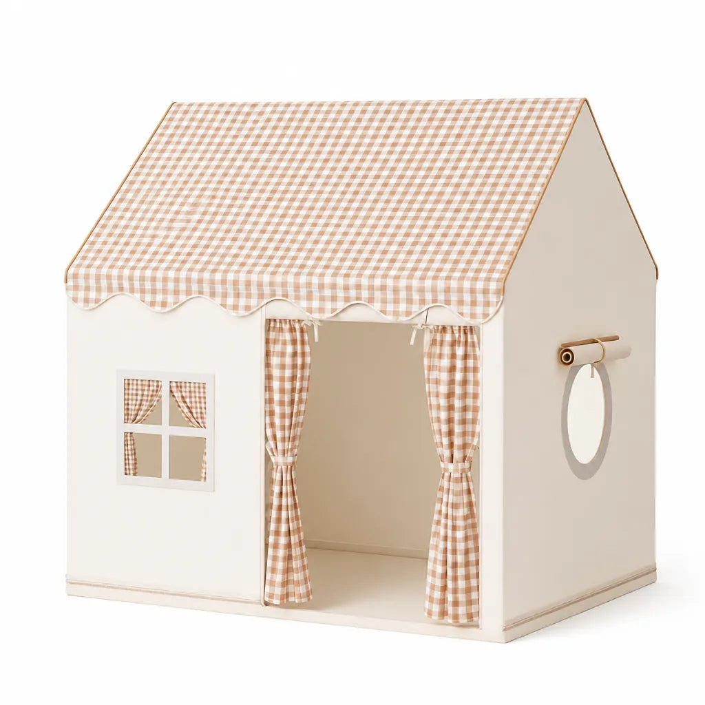 Casovia - Kids Indoor Playhouse Tent Plaid