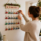 Aircraft-themed 24-day advent calendar box with illustrated aviation artwork