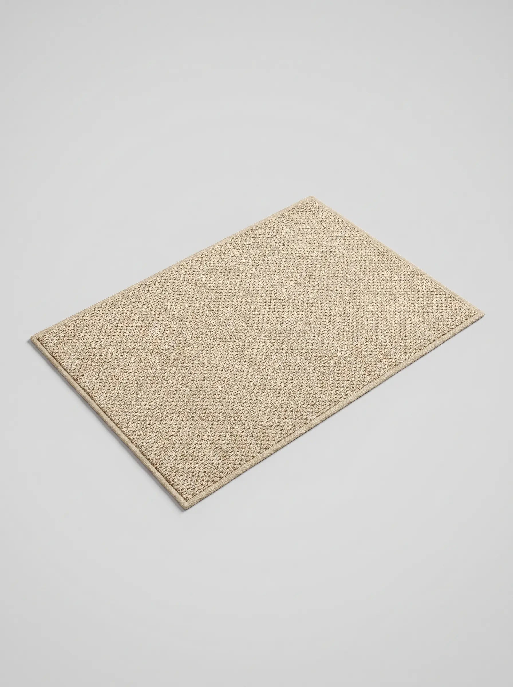 Doormat Indoors Woven Texture Absorbent Mat - Beige