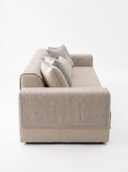 Sofa Cover Couch Slipcover Cotton-Linen Flat Lay