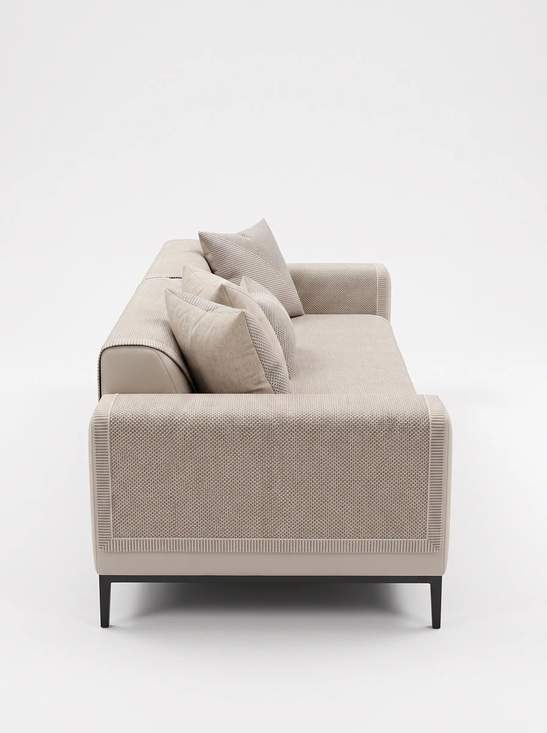 Sofa Cover Couch Slipcover Cotton-Linen Flat Lay