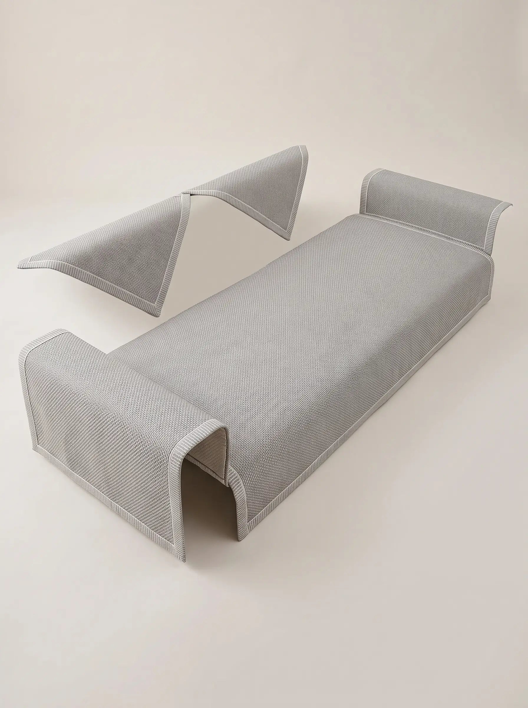 Sofa Cover Couch Slipcover Cotton-Linen Flat Lay