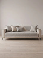 Sofa Cover Couch Slipcover Cotton-Linen Flat Lay