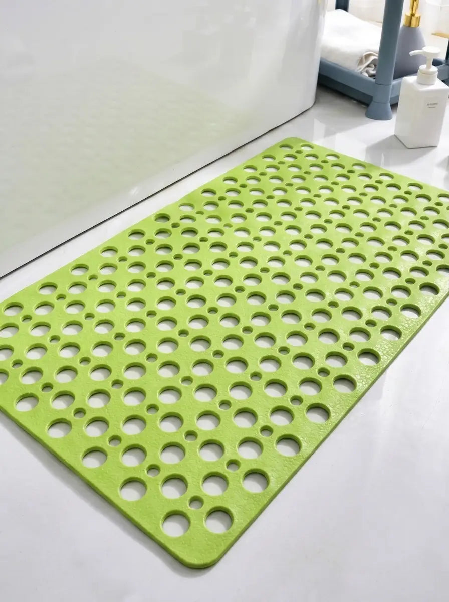 Drainova - Perforated Anti-Slip Shower Mat for Wet Bathroom Floors - Green