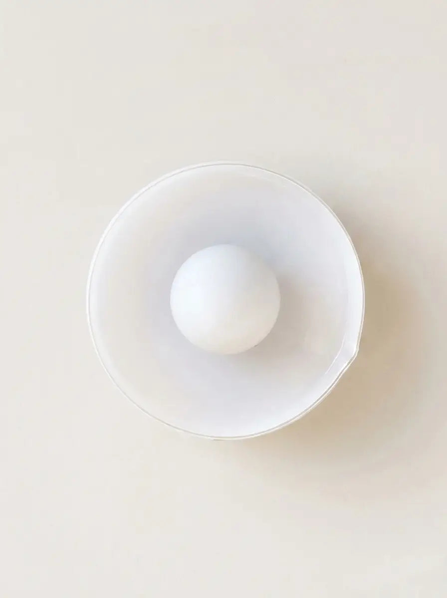 Orbela - Flush Mount Ceiling Light Round Disc Shade with Globe Bulb Lounge & Living Room - Yellow