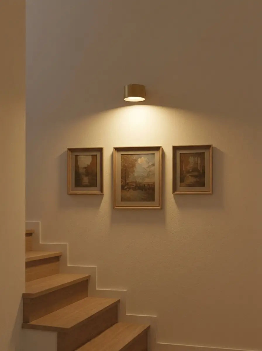 Volnix - Wireless Rotatable Round Wall Light Bedside