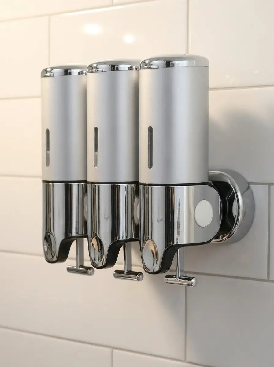 Dispensa - Wall-Mounted Soap Dispenser Multi-Chamber - Grey