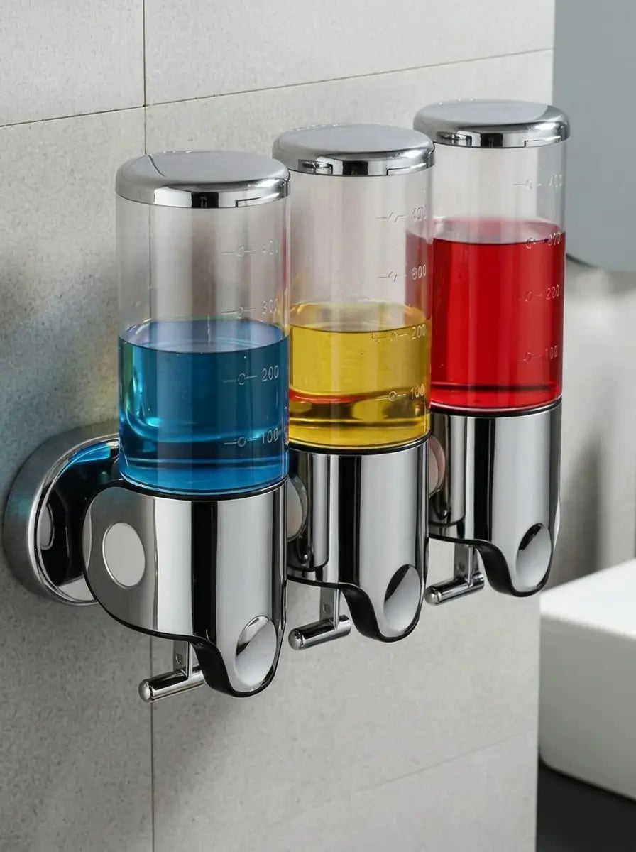 Dispensa - Wall-Mounted Soap Dispenser Multi-Chamber - Grey