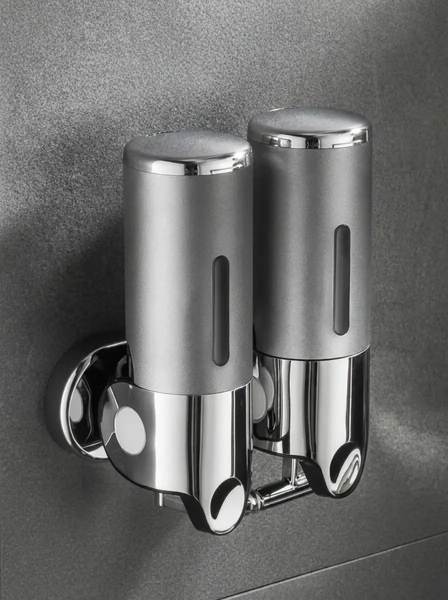 Dispensa - Wall-Mounted Soap Dispenser Multi-Chamber - Grey