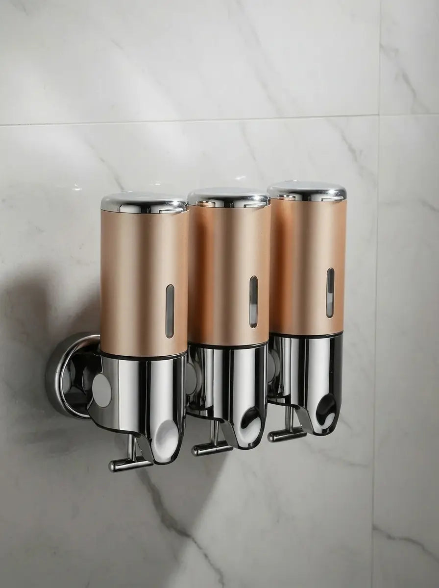 Dispensa - Wall-Mounted Soap Dispenser Multi-Chamber - Yellow