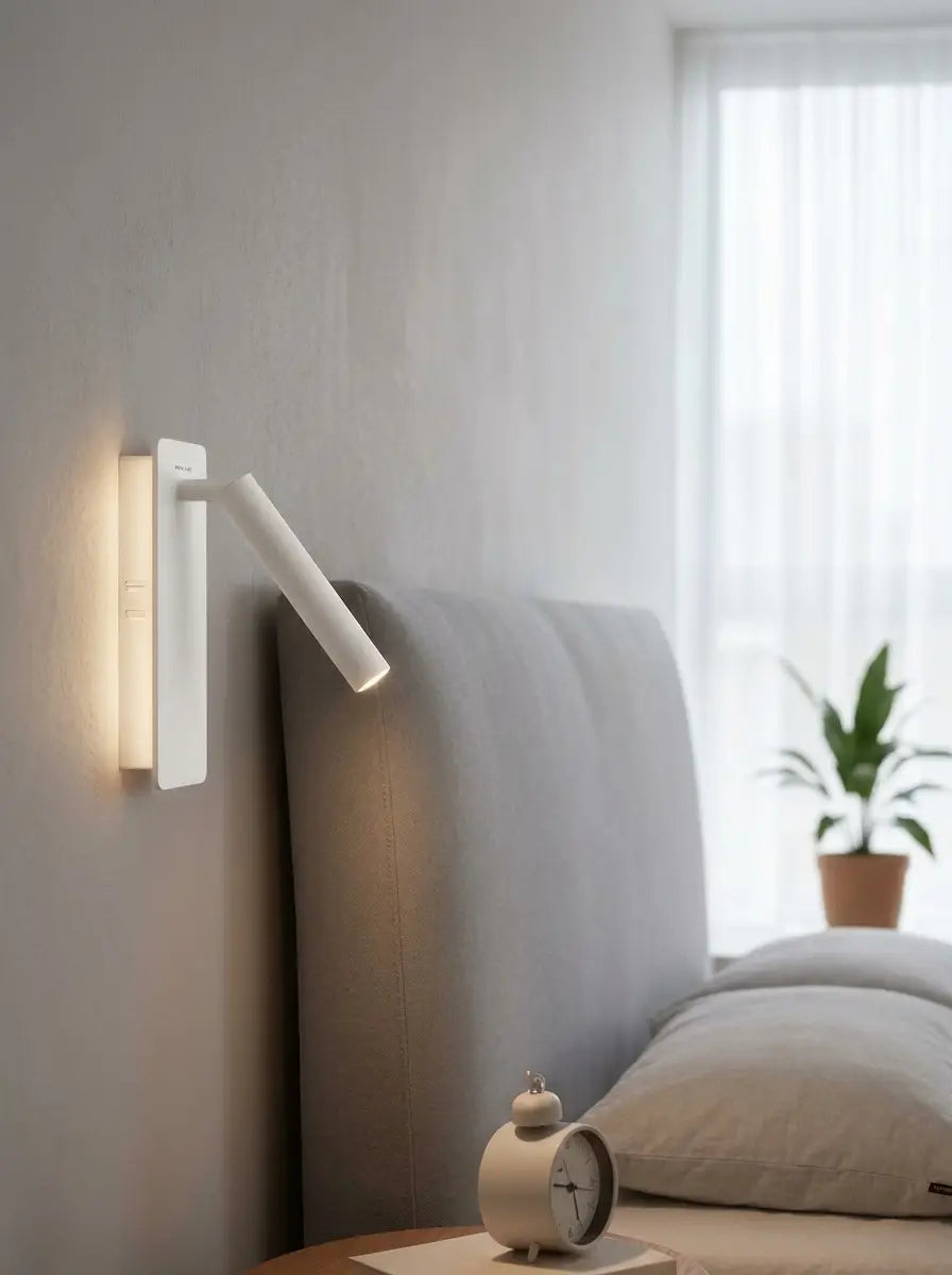 Lumivex - Rotatable LED Wall Reading Lamp Bedside - White