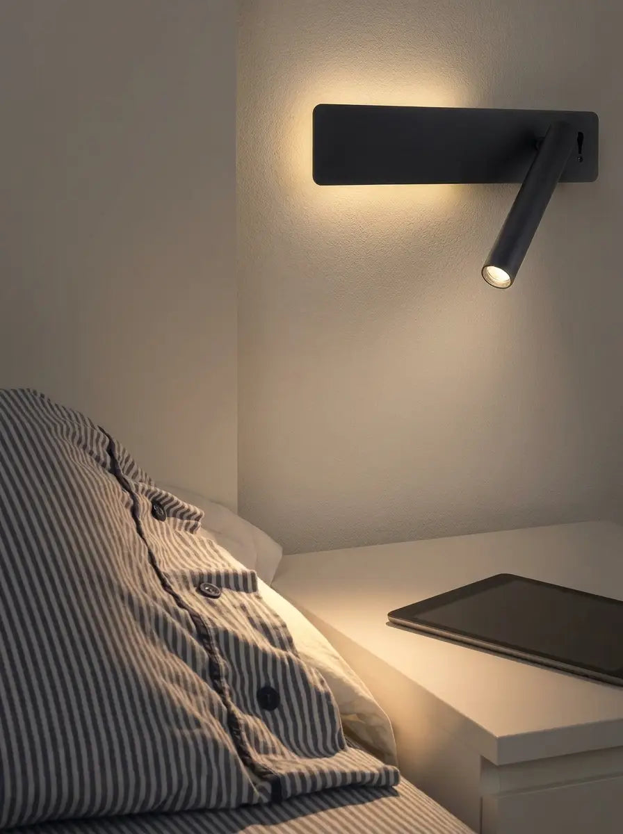 Lumivex - Rotatable LED Wall Reading Lamp Bedside - White