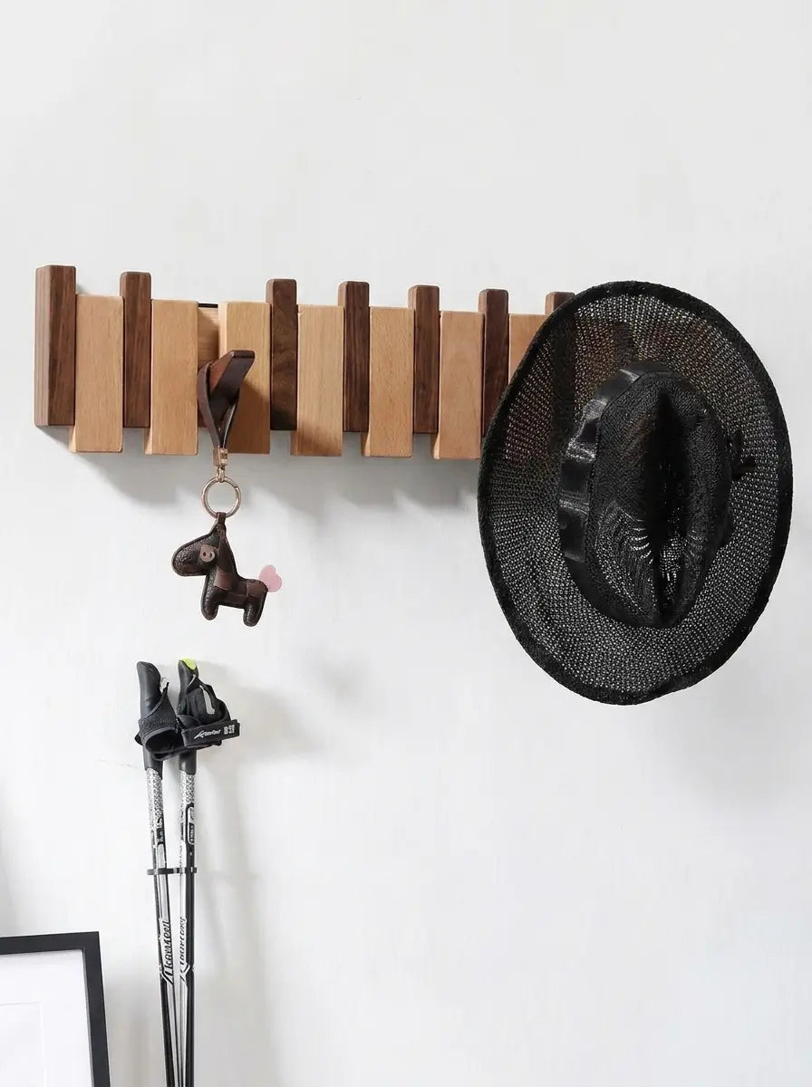 Klavara - Piano-Style Wall Coat Rack Hooks