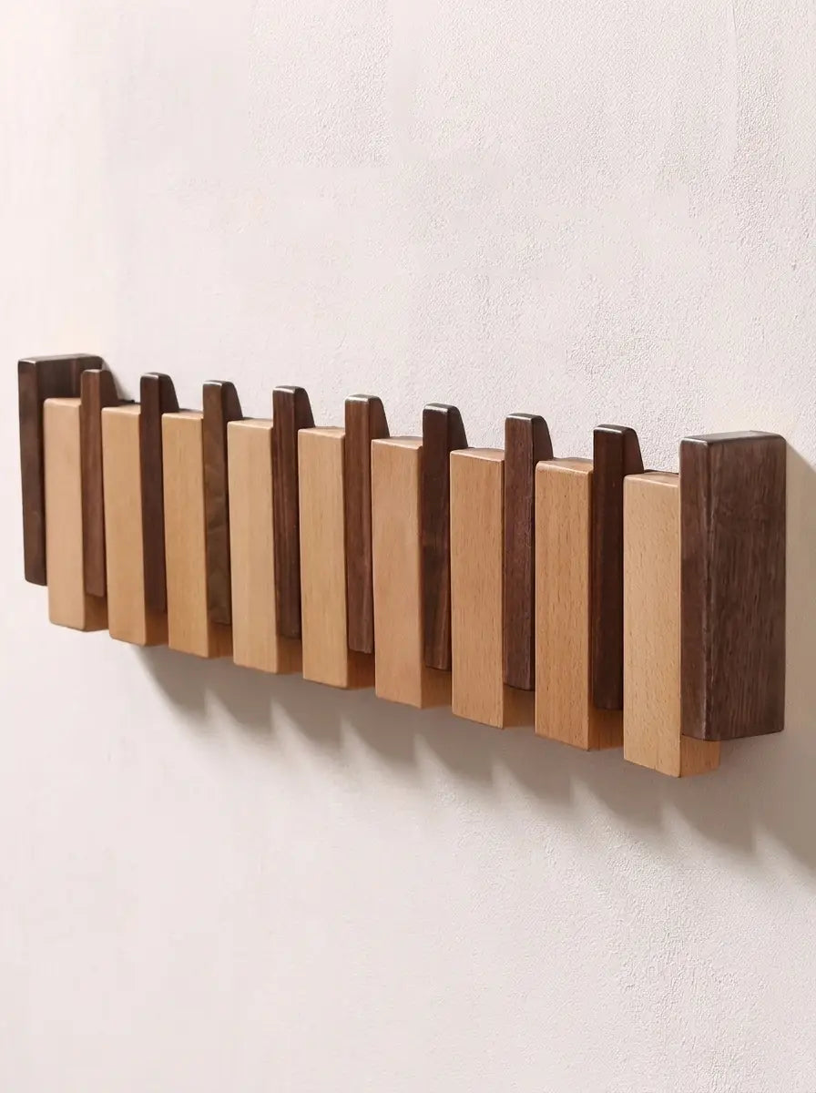 Klavara - Piano-Style Wall Coat Rack Hooks