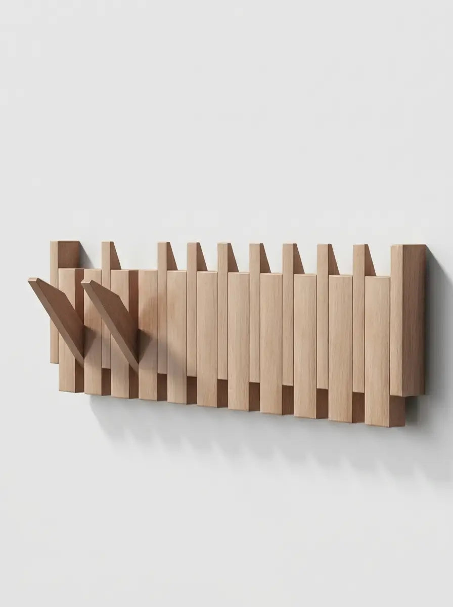 Klavara - Piano-Style Wall Coat Rack Hooks