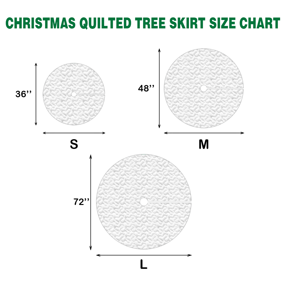 Quilted Christmas tree skirt with nativity scene, sheep and white border