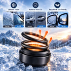 Portable heater with a glowing spiral coil and rounded base